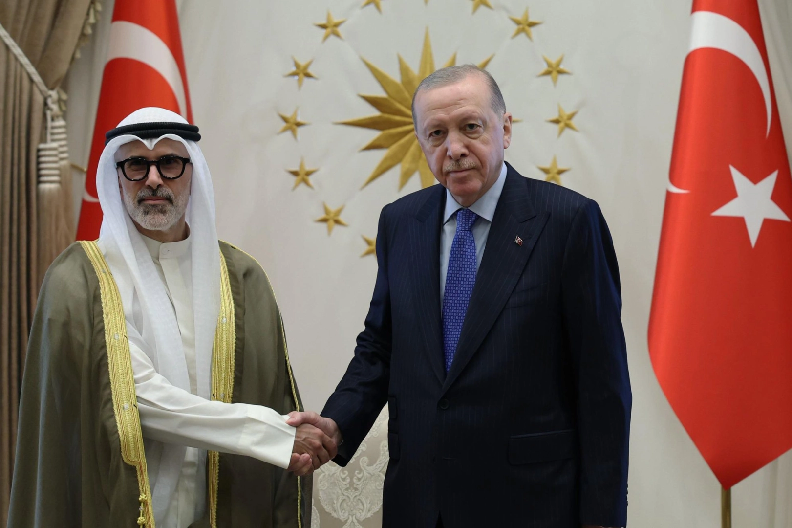 Cumhurbaşkanı Erdoğan, Kuveyt Dışişleri Bakanı Sabah&rsquo;ı kabul etti