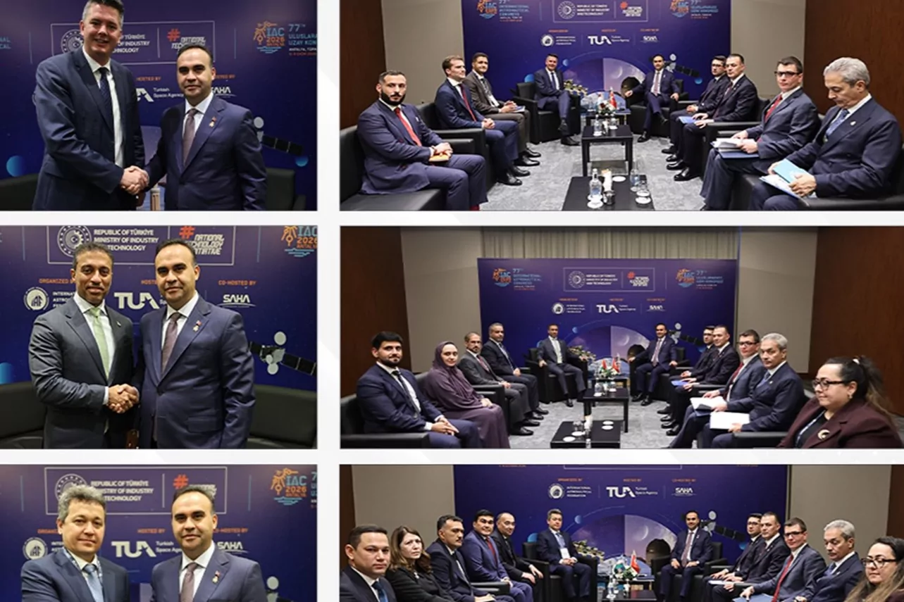 Bakan Kacır, IAC 2026 kapsamında 5 &uuml;lkenin bakanlarıyla g&ouml;r&uuml;şt&uuml;