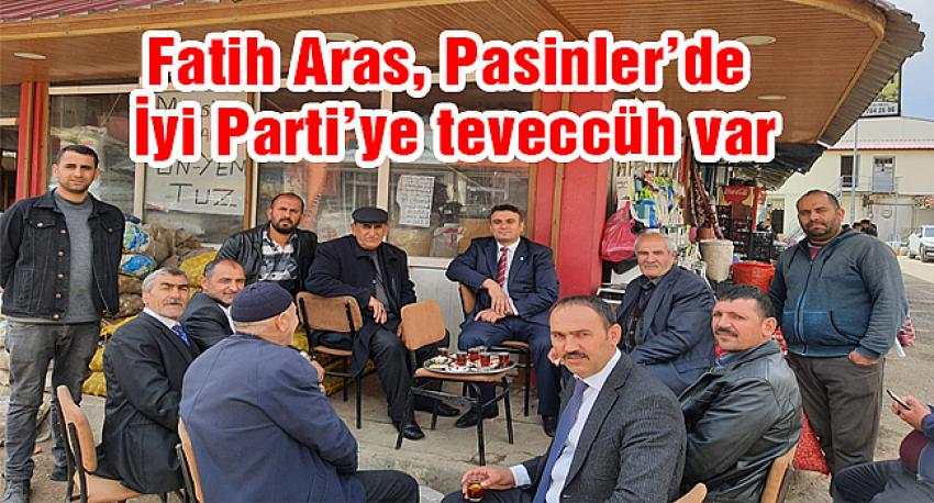 Fatih Aras, Pasinler’de İyi Parti’ye teveccüh var