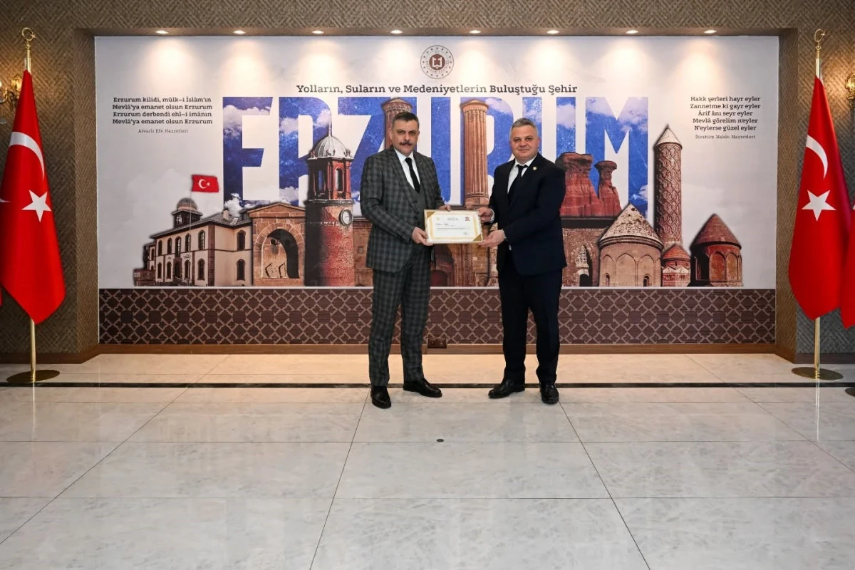 &Ccedil;evre yatırımlarına yapılan desteğe başarı belgesi