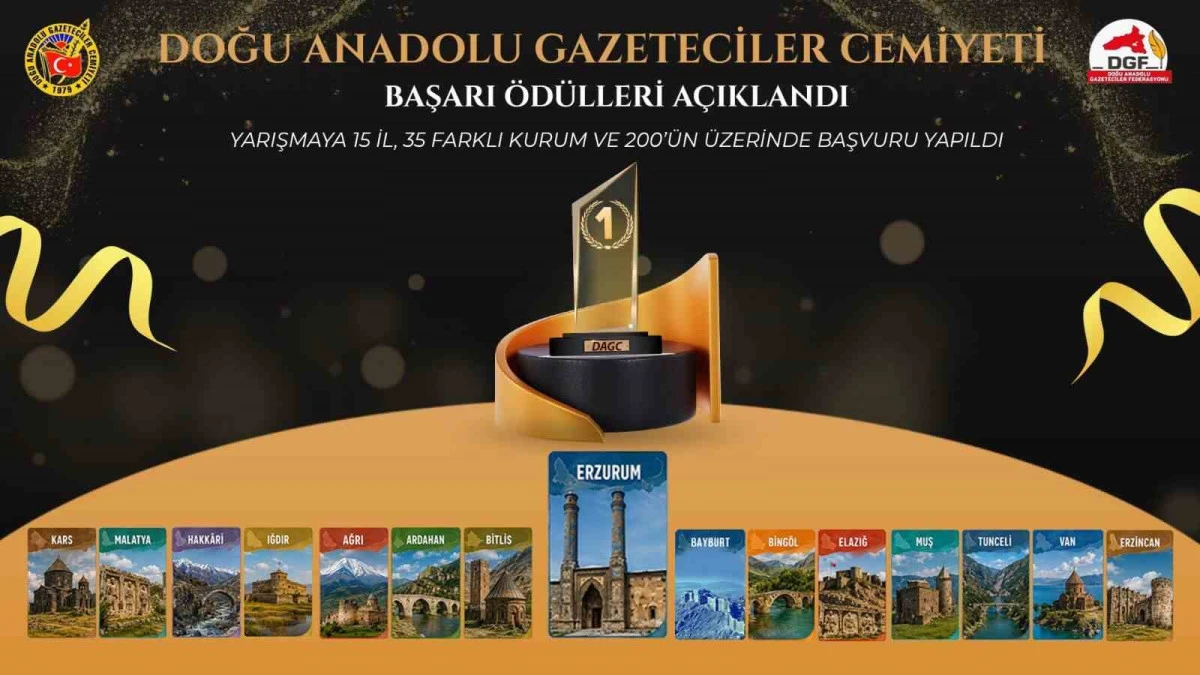 DAGC gazetecilik başarı &ouml;d&uuml;lleri a&ccedil;ıklandı