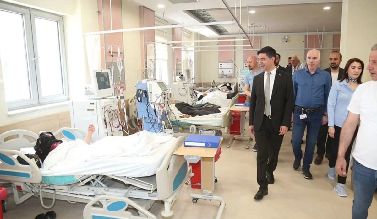 Erzurum Şehir Hastanesi&rsquo;nde bayramlaşma