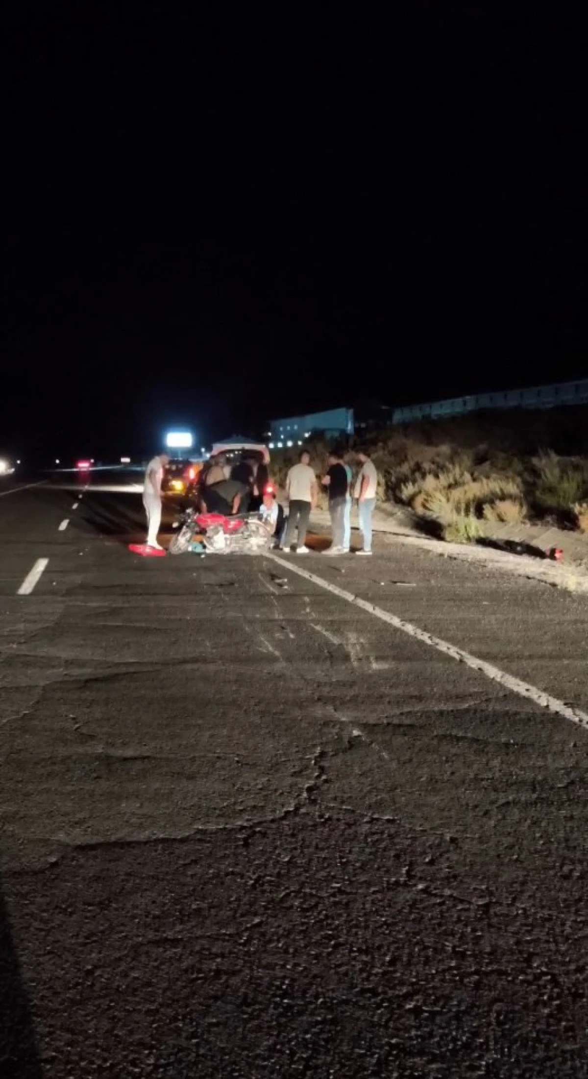 Erzurum&rsquo;da motosiklet kazası: 3 yaralı
