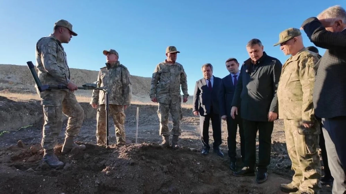 Erzurum&rsquo;da patlamamış top mermileri i&ccedil;in MAFAM devrede