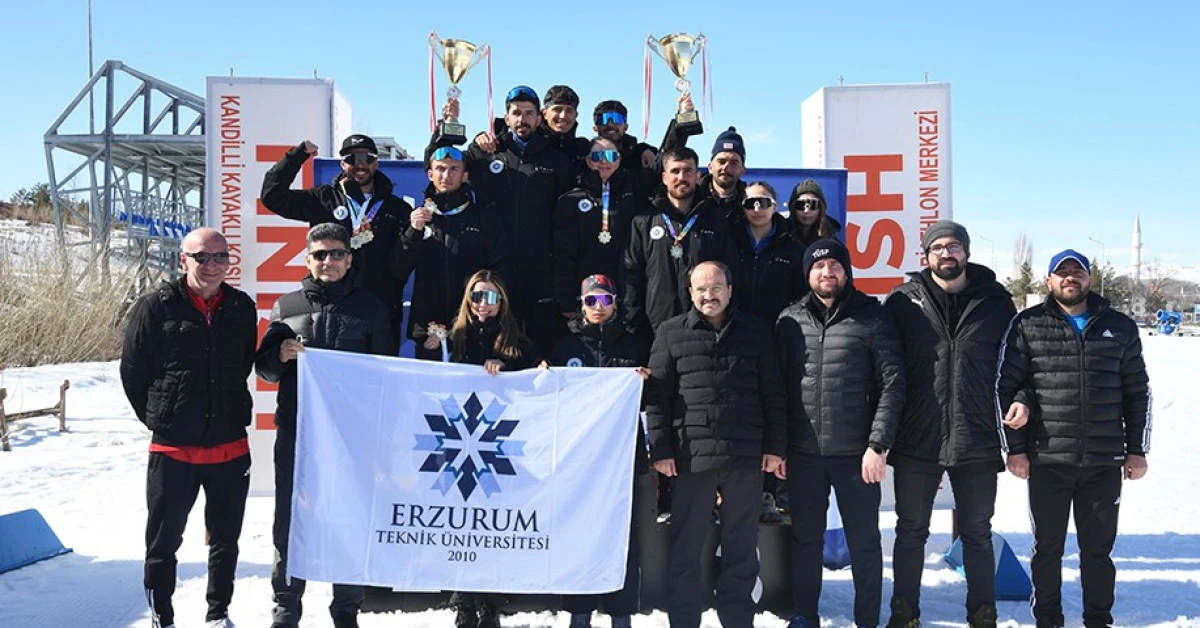 ET&Uuml; kayaklı koşuda T&uuml;rkiye şampiyonu oldu