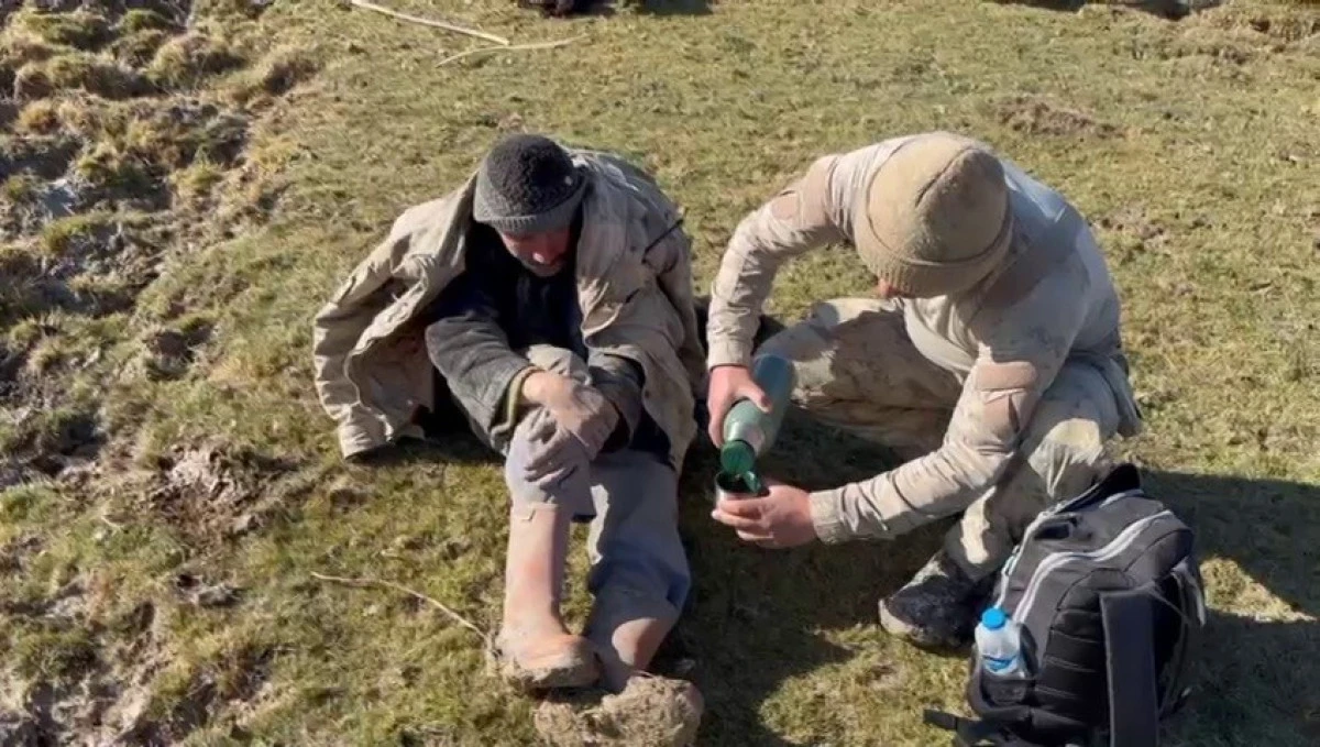 Kayıp çoban hastaneye sevk edildi