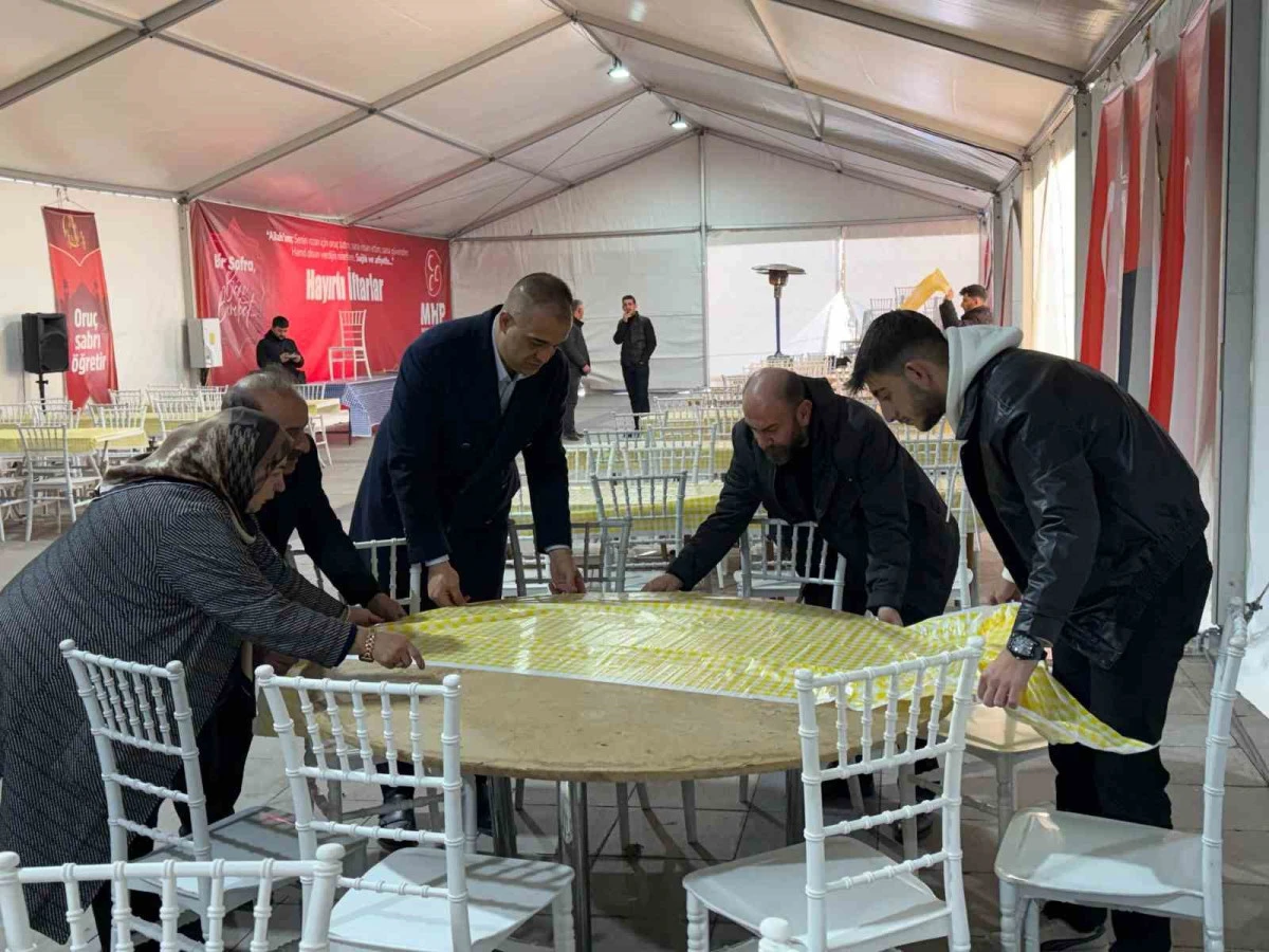 MHP&rsquo;den &lsquo;Bir sofra bin bereket&rsquo; temalı iftar otağı
