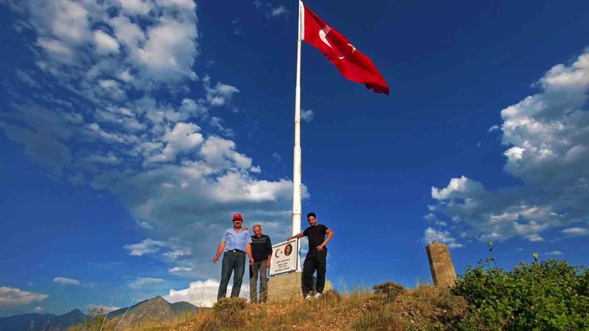 Şehit &Ouml;ğretmen Neşe Alten&rsquo;in adını bin 215 rakımlı tepede yaşattı