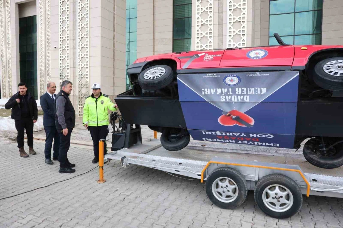 Sim&uuml;lasyon aracıyla emniyet kemeri kullanımının &ouml;nemi anlatılacak