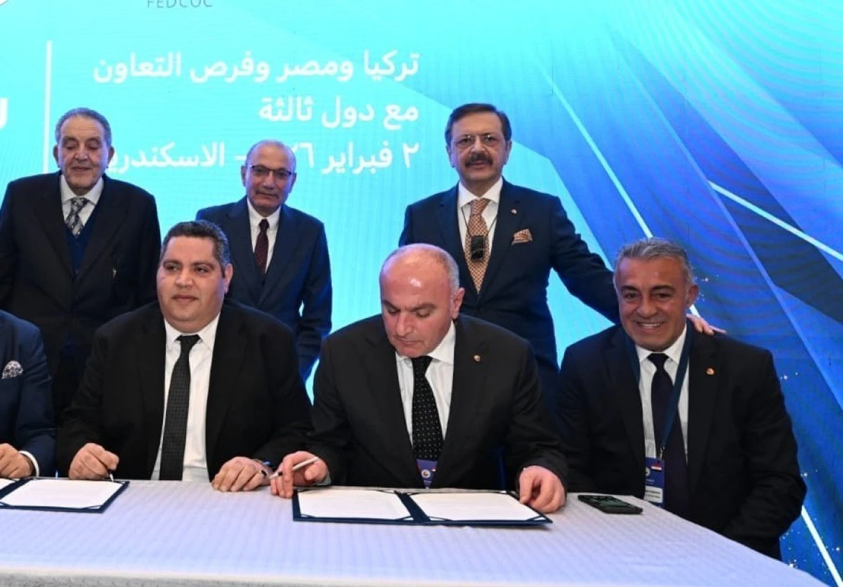 T&uuml;rkiye ve Mısır Ticaretinde yeni d&ouml;nem: Dev iş birliği protokol&uuml; imzalandı