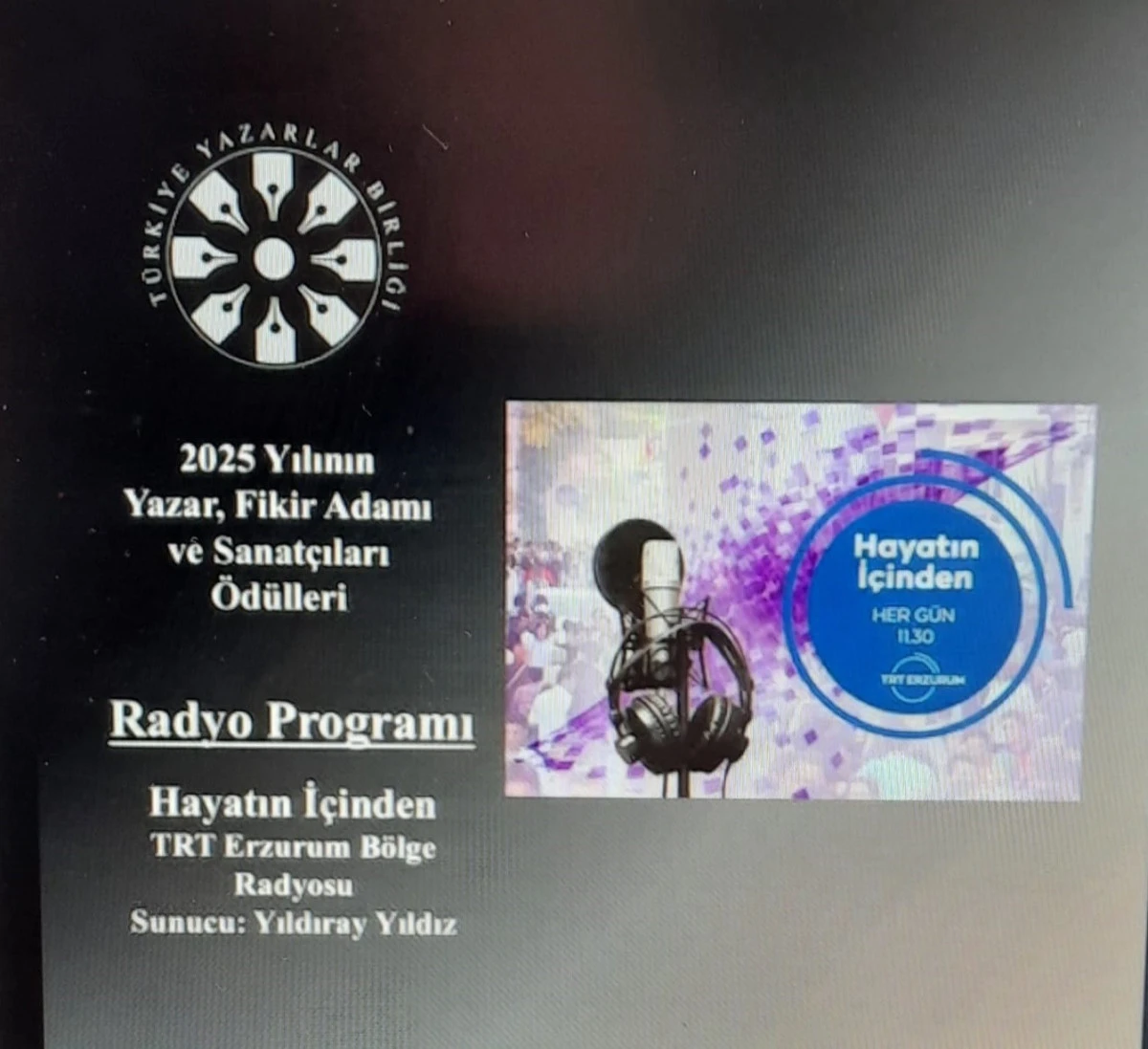 TYB&rsquo;den TRT&rsquo;ye 2 &ouml;d&uuml;l