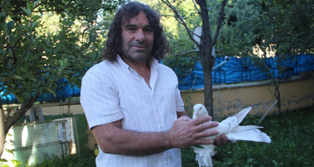 Uzun yol şof&ouml;r&uuml;n&uuml;n sıradışı g&uuml;vercin sevdası: 6 g&uuml;vercininin toplam değeri 700 bin TL