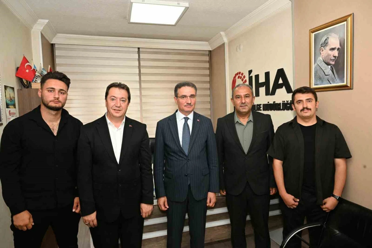 Vali Baruş&rsquo;tan İHA Erzurum B&ouml;lge M&uuml;d&uuml;rl&uuml;ğ&uuml;&rsquo;ne ziyaret